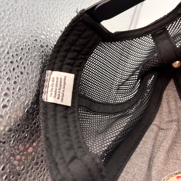 Vintage Bass Pro Shops Gone Fishing Basic Solid Black Embroidered Snapback Hat - Picture 9 of 10